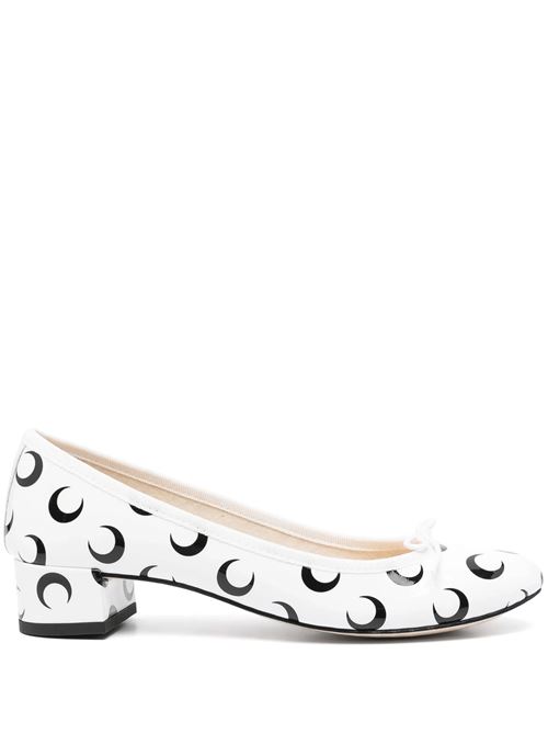 Moon printed leather Repetto Camille MARINE SERRE | WFW052ARLEA0031WH00